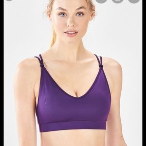 Fabletics Dara Sports Bra NWT size XS purple